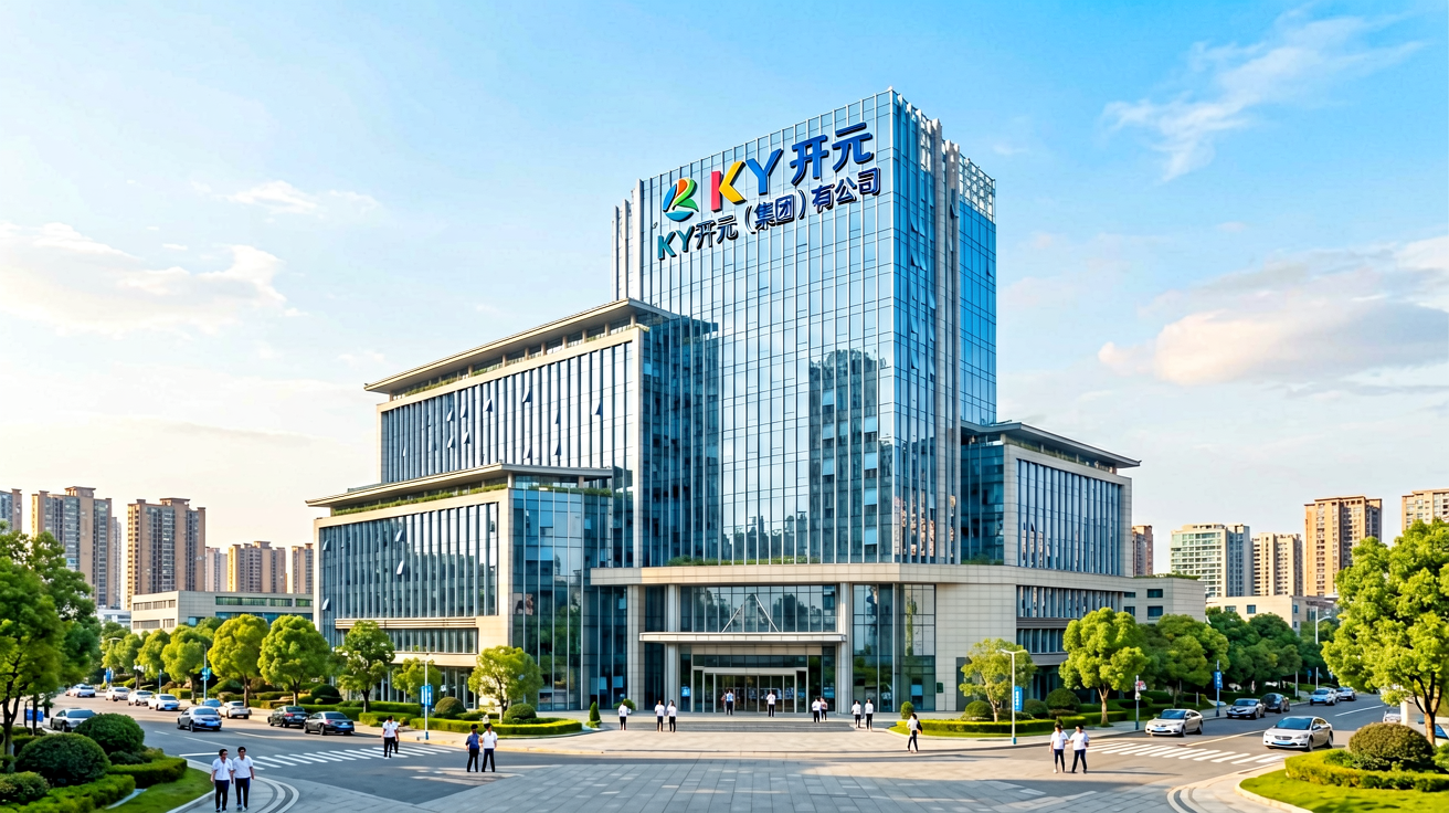 KY开元集团现代化办公大楼全景