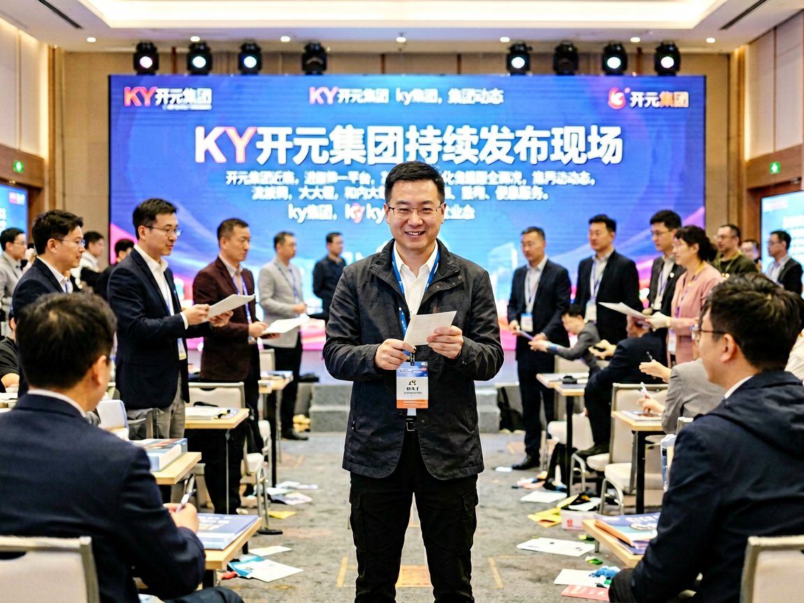 KY开元集团品牌活动发布会现场